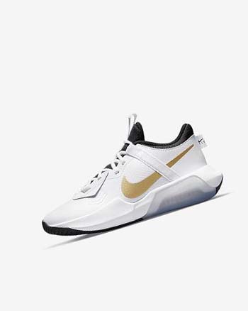 Nike Air Zoom Crossover Blancos Negros Metal Dorados | MX 2543